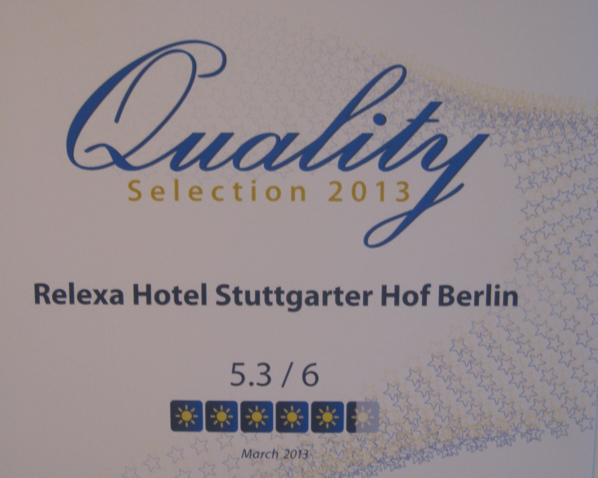 HolidayCheck.com Selection 2013 HolidayCheck.com Selection 2013 relexa hotel Berlin